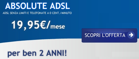 ADSL Infostrada, 2 anni in sconto a 19 euro solo oggi » SosTariffe.it