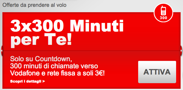 vodafone countdows 3x300 minuti vodafone countdows 3x300 minuti