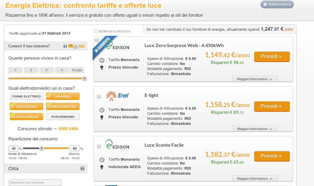 Le migliori tariffe luce per le famiglie numerose » sostariffe.it Miglior gestore gas e luce