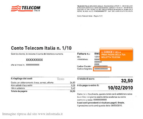 SCARICARE FATTURE TELECOM BUSINESS
