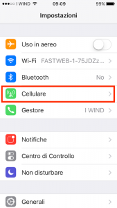 come attivare hotspot su iphone