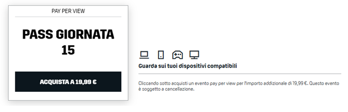 dazn pass giornata serie a